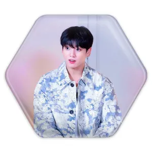 پیکسل شش ضلعی جونگ کوک Jung Kook گروه بی تی اس BTS