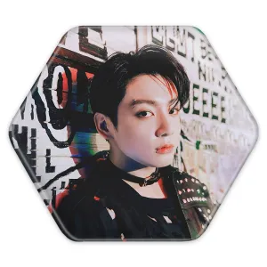 پیکسل شش ضلعی جونگ کوک Jung Kook گروه بی تی اس BTS