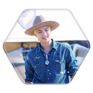 پیکسل شش ضلعی نامجون Namjoon گروه بی تی اس BTS
