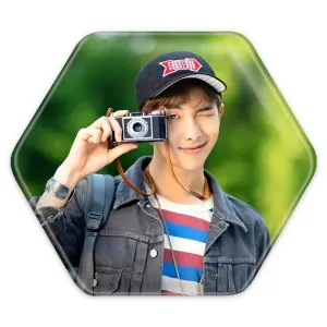 پیکسل شش ضلعی نامجون Namjoon گروه بی تی اس BTS