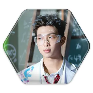 پیکسل شش ضلعی نامجون Namjoon گروه بی تی اس BTS