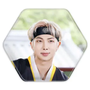پیکسل شش ضلعی نامجون Namjoon گروه بی تی اس BTS