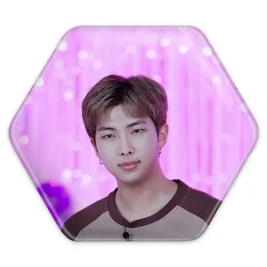 پیکسل شش ضلعی نامجون Namjoon گروه بی تی اس BTS