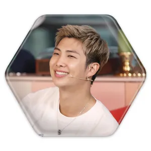 پیکسل شش ضلعی نامجون Namjoon گروه بی تی اس BTS