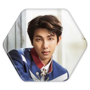 پیکسل شش ضلعی نامجون Namjoon گروه بی تی اس BTS
