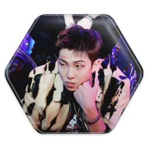 پیکسل شش ضلعی نامجون Namjoon گروه بی تی اس BTS