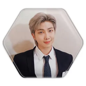 پیکسل شش ضلعی نامجون Namjoon گروه بی تی اس BTS