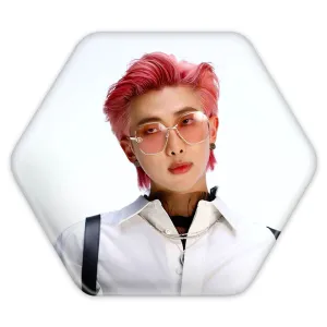 پیکسل شش ضلعی نامجون Namjoon گروه بی تی اس BTS
