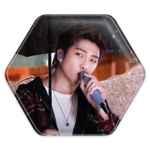 پیکسل شش ضلعی نامجون Namjoon گروه بی تی اس BTS