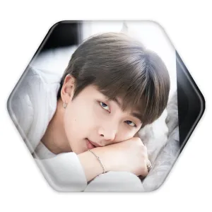 پیکسل شش ضلعی نامجون Namjoon گروه بی تی اس BTS