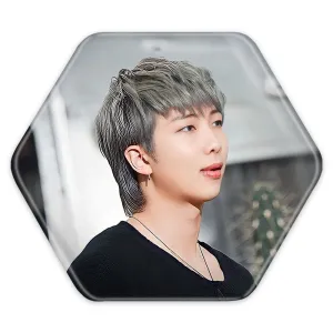 پیکسل شش ضلعی نامجون Namjoon گروه بی تی اس BTS