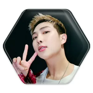 پیکسل شش ضلعی نامجون Namjoon گروه بی تی اس BTS