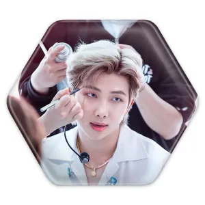 پیکسل شش ضلعی نامجون Namjoon گروه بی تی اس BTS