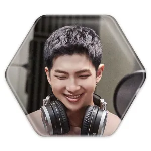 پیکسل شش ضلعی نامجون Namjoon گروه بی تی اس BTS