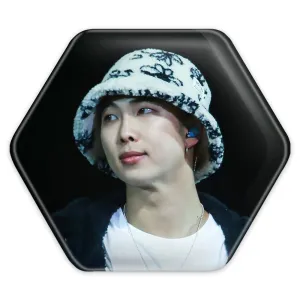 پیکسل شش ضلعی نامجون Namjoon گروه بی تی اس BTS