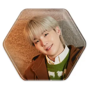 پیکسل شش ضلعی شوگا Suga گروه بی تی اس BTS