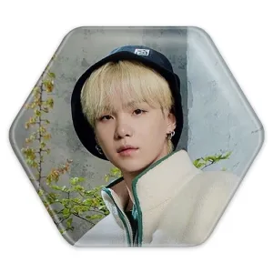پیکسل شش ضلعی شوگا Suga گروه بی تی اس BTS