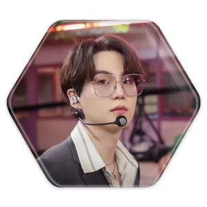 پیکسل شش ضلعی شوگا Suga گروه بی تی اس BTS