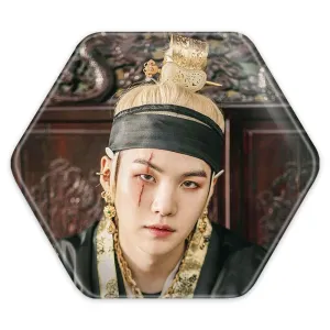 پیکسل شش ضلعی شوگا Suga گروه بی تی اس BTS