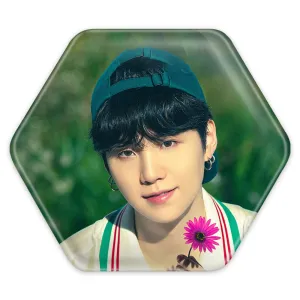 پیکسل شش ضلعی شوگا Suga گروه بی تی اس BTS