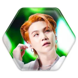 پیکسل شش ضلعی شوگا Suga گروه بی تی اس BTS