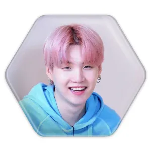 پیکسل شش ضلعی شوگا Suga گروه بی تی اس BTS