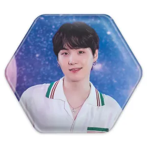 پیکسل شش ضلعی شوگا Suga گروه بی تی اس BTS