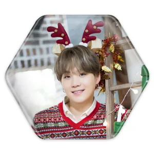 پیکسل شش ضلعی شوگا Suga گروه بی تی اس BTS