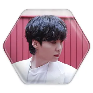 پیکسل شش ضلعی شوگا Suga گروه بی تی اس BTS