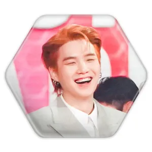 پیکسل شش ضلعی شوگا Suga گروه بی تی اس BTS