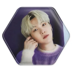 پیکسل شش ضلعی شوگا Suga گروه بی تی اس BTS