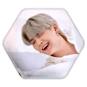 پیکسل شش ضلعی شوگا Suga گروه بی تی اس BTS