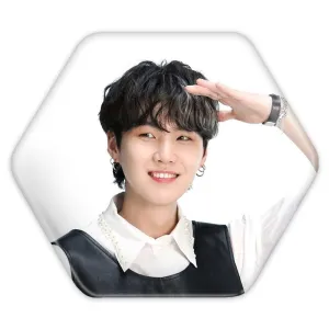 پیکسل شش ضلعی شوگا Suga گروه بی تی اس BTS