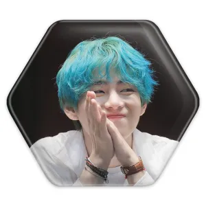 پیکسل شش ضلعی تهیونگ وی Taehyung گروه بی تی اس BTS