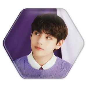 پیکسل شش ضلعی تهیونگ وی Taehyung گروه بی تی اس BTS