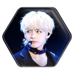 پیکسل شش ضلعی تهیونگ وی Taehyung گروه بی تی اس BTS