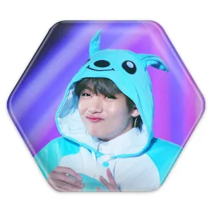 پیکسل شش ضلعی تهیونگ وی Taehyung گروه بی تی اس BTS