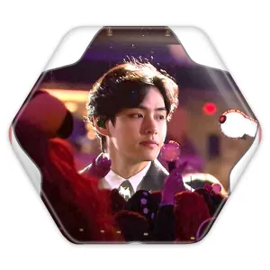 پیکسل شش ضلعی تهیونگ وی Taehyung گروه بی تی اس BTS