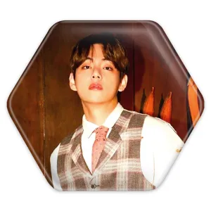 پیکسل شش ضلعی تهیونگ وی Taehyung گروه بی تی اس BTS