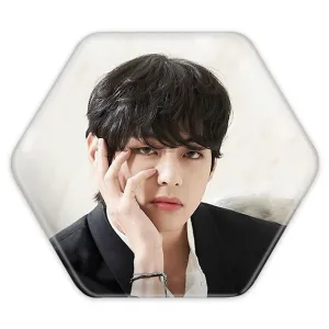پیکسل شش ضلعی تهیونگ وی Taehyung گروه بی تی اس BTS