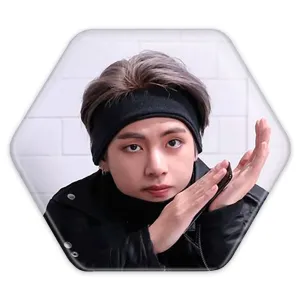 پیکسل شش ضلعی تهیونگ وی Taehyung گروه بی تی اس BTS