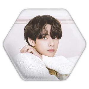 پیکسل شش ضلعی تهیونگ وی Taehyung گروه بی تی اس BTS