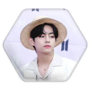 پیکسل شش ضلعی تهیونگ وی Taehyung گروه بی تی اس BTS