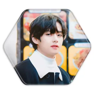پیکسل شش ضلعی تهیونگ وی Taehyung گروه بی تی اس BTS