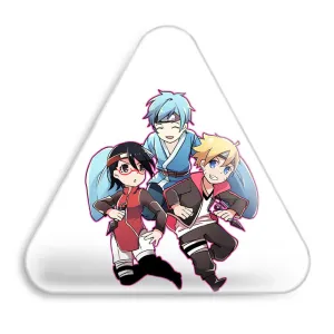 پیکسل مثلثی سارادا و بوروتو و میتسوکی انیمه بوروتو Boruto