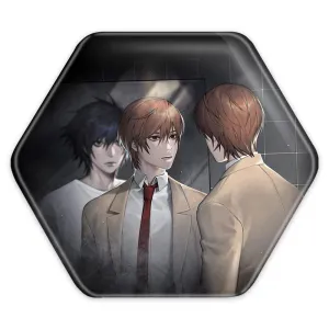 پیکسل شش ضلعی لایت انیمه دفترچه مرگ Death Note