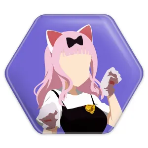 پیکسل شش ضلعی چیکا چان انیمه کاگویا ساما