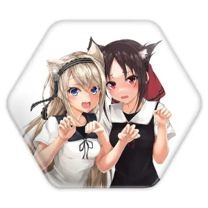 پیکسل شش ضلعی کاگویا و شیروگانه انیمه کاگویا ساما