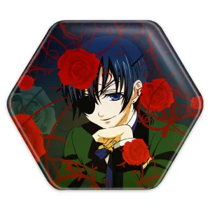 پیکسل شش ضلعی شیل انیمه خادم سیاه Black Butler