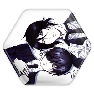 پیکسل شش ضلعی سباستین و شیل انیمه خادم سیاه Black Butler